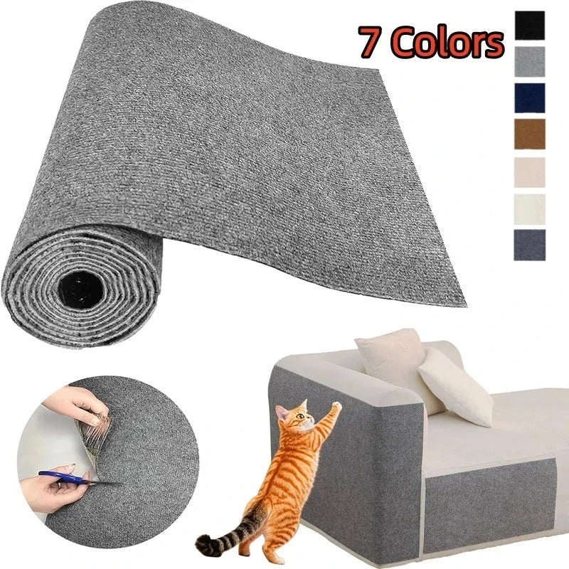 El protector viene en rollo y se corta con tijeras a la medida del mueble