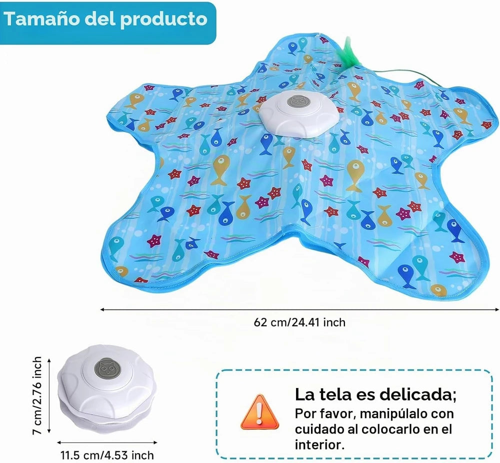 Medidas del juguete estrella: 62 cm de punta a punta y base de 11,5 cm