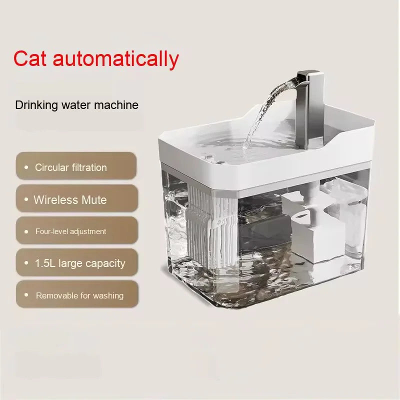Las cuatro cosas que hace la fuente: recircula el agua, va silenciosa, tiene 1,5 L y se desmonta entera