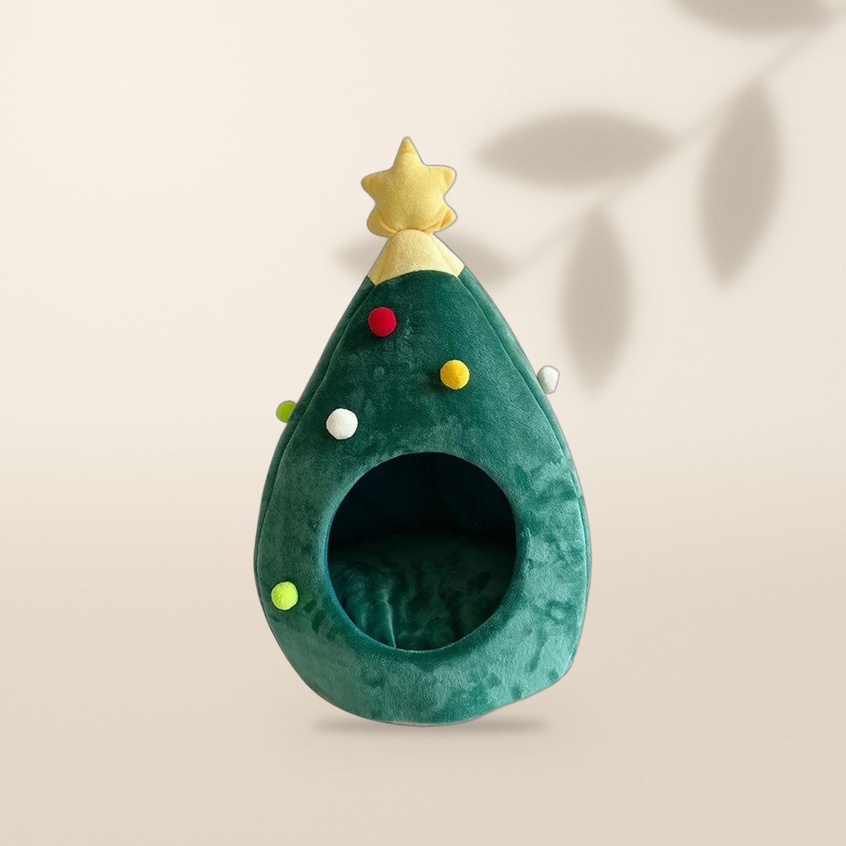 Cama cueva Árbol de Navidad para gatos y perros