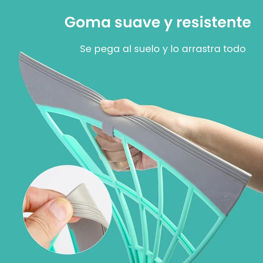 Cabezal de goma suave y resistente de la escoba