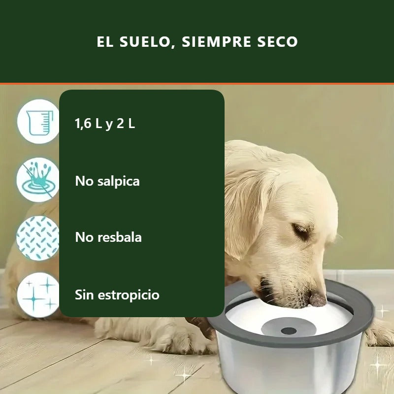 El suelo se queda seco: no salpica, no resbala y no hay estropicio