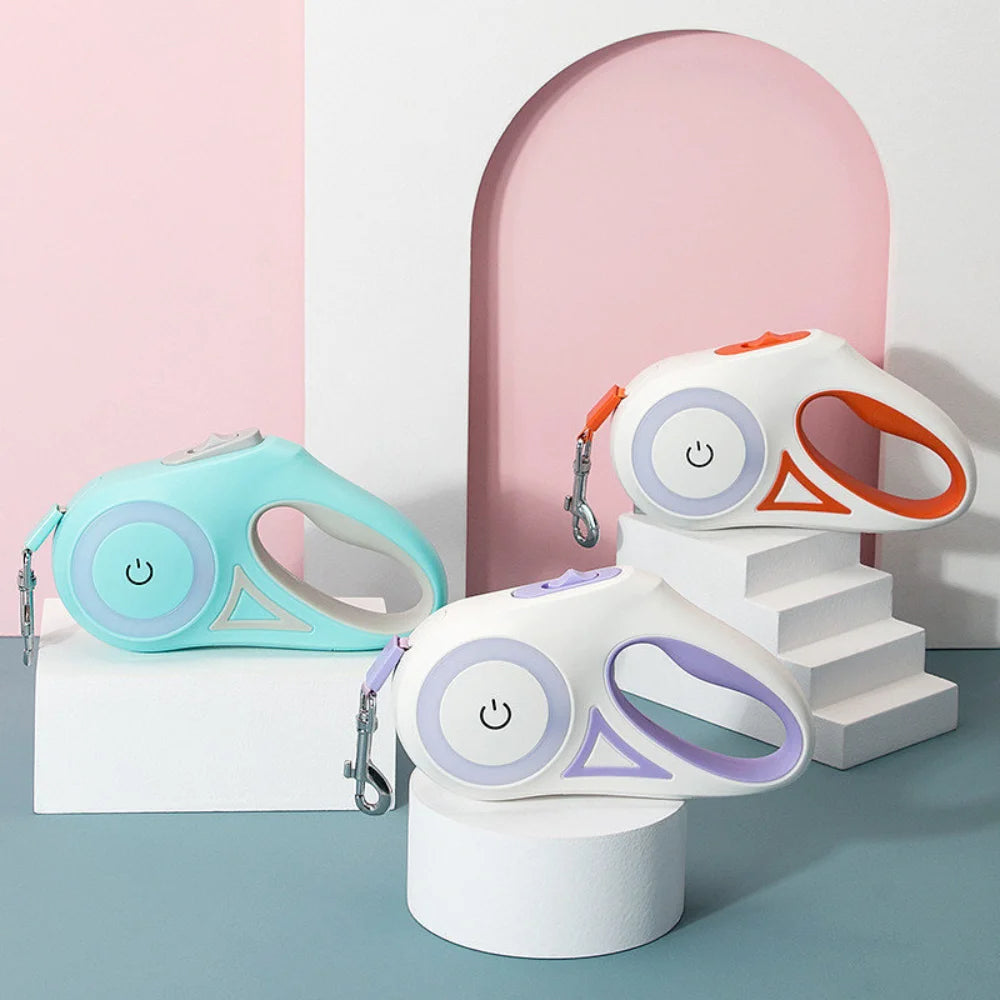 Los tres colores disponibles: morado, verde y naranja