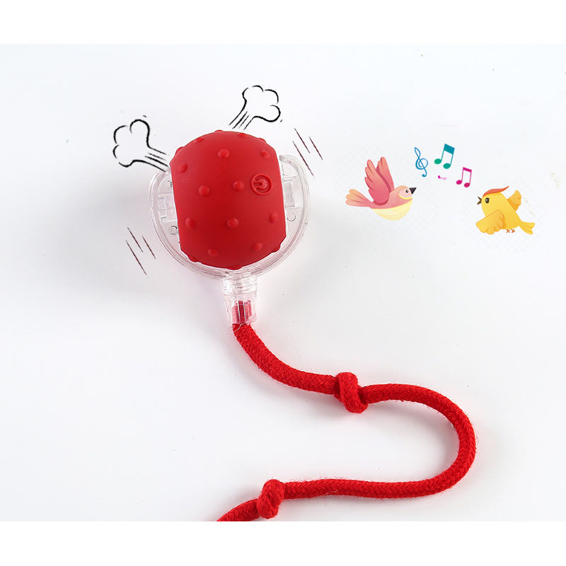 Pelota automática roja con sonido